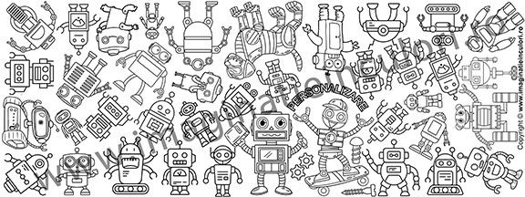 Banner de Colorat Roboți [6]