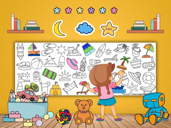 Banner de Colorat Vacanța De Vară [3]