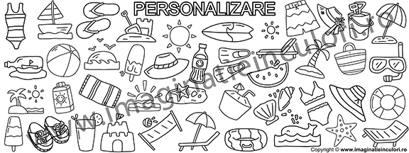 Banner de Colorat Vacanța De Vară [7]