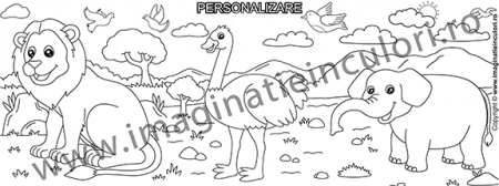 Banner de Colorat Animale Safari [4]