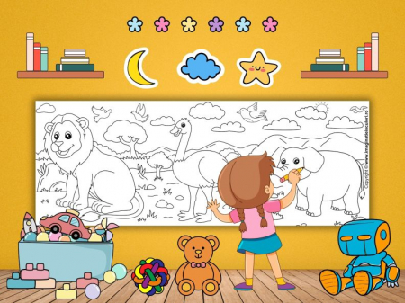 Banner de Colorat Animale Safari [2]