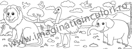 Banner de Colorat Animale Safari [3]