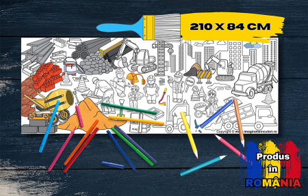 Produse - Banner de Colorat Construcții