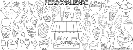 Banner de Colorat Înghețată [6]