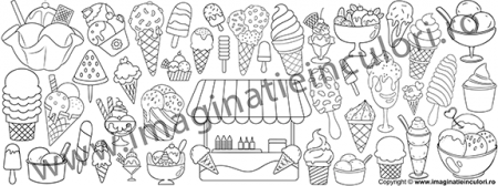 Banner de Colorat Înghețată [4]