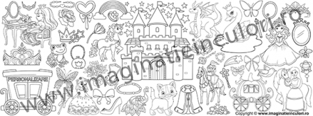 Banner de Colorat Lumea Prințeselor [4]