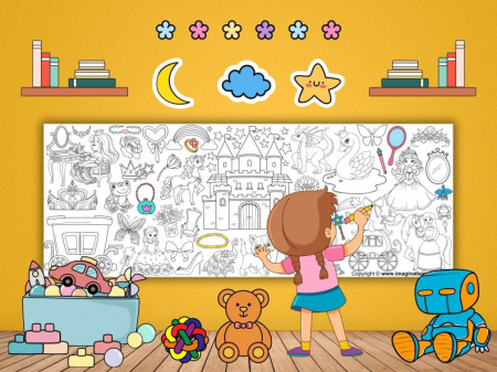 Banner de Colorat Lumea Prințeselor [2]