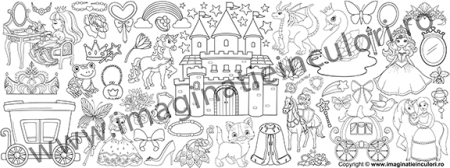 Banner de Colorat Lumea Prințeselor [5]