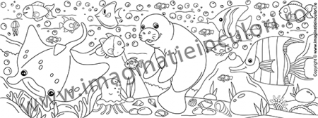 Banner de Colorat Lumea Subacvatică [3]