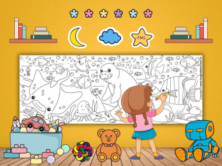 Banner de Colorat Lumea Subacvatică [2]