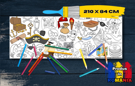 Produse - Banner de Colorat Pirați