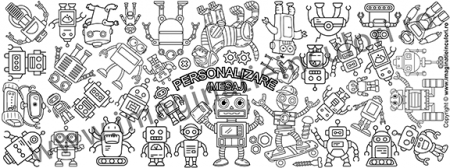 Banner de Colorat Roboți [6]