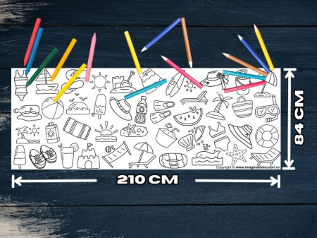 Banner de Colorat Vacanța De Vară [1]