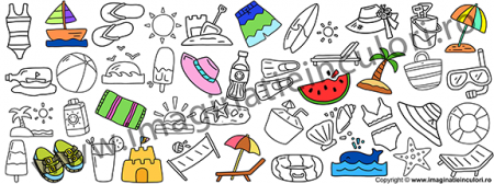 Banner de Colorat Vacanța De Vară [3]