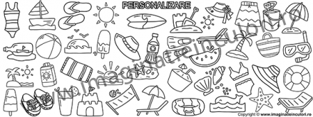 Banner de Colorat Vacanța De Vară [5]