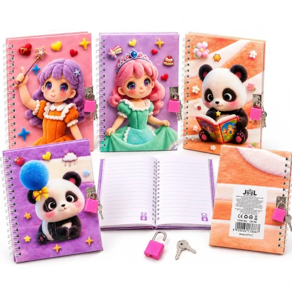 Agenda cu lacat, coperta 3D [2]