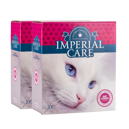 Imperial Care Baby Powder - nisip-pisici-antimiros-imperial-care-baby-powder-2-x-10-litri