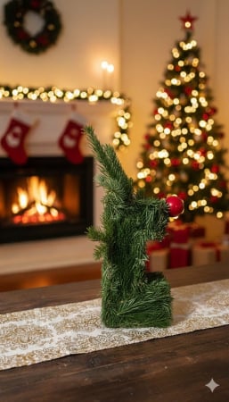 Ren din Brad Natural Nobilis – Decor Crăciun [1]