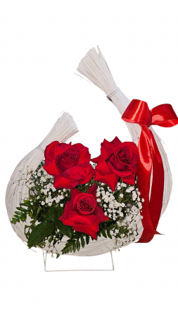 Aranjamente Florale Naturale - Semilună Romantică