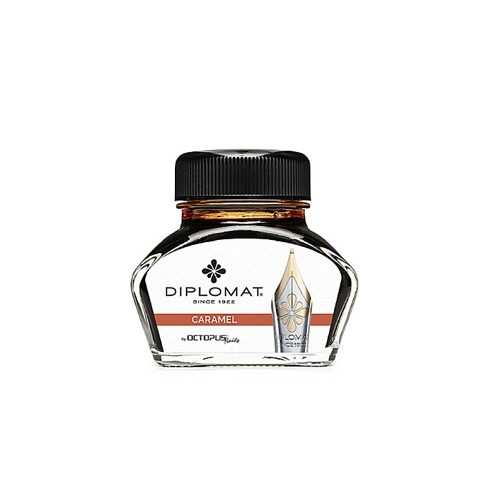 Calimara cu cerneala Diplomat Octopus, 30 ml - maro caramel [2]