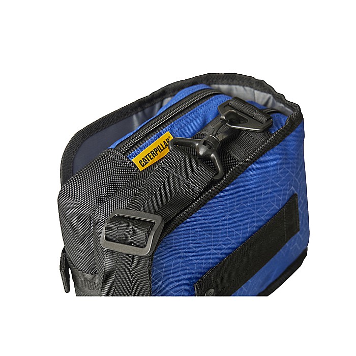 Geanta tableta CATERPILLAR Millennial Classic - Ronald, material 600D HD polyester - negru/bleumarin [2]