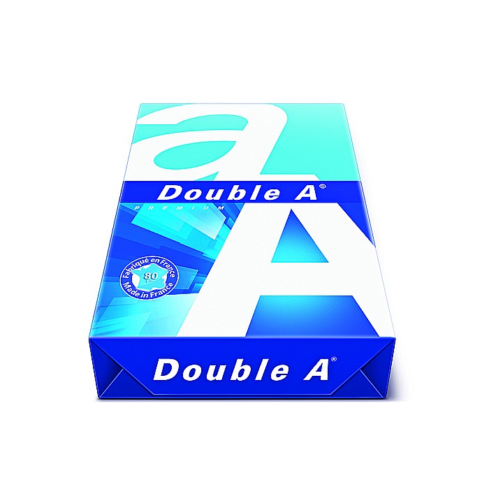 Hartie alba pentru copiator A4, 80g/mp, 500coli/top, clasa A, Double A Premium [3]