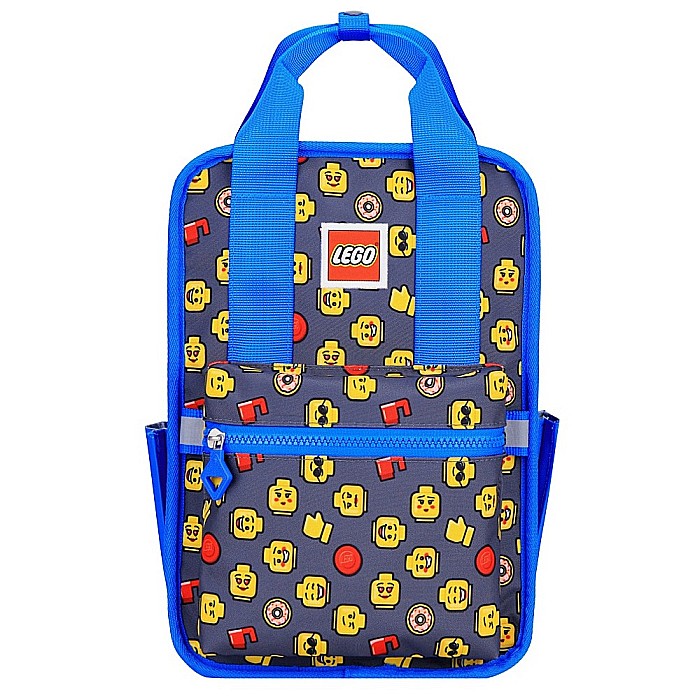 Rucsac Casual LEGO Tribini Fun Small - design Heads and Cup - albastru [3]