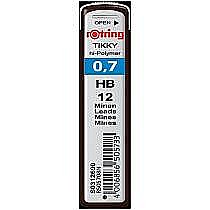 Mine creion mecanic Rotring 0.7 mm HB, 12 buc/etui