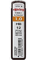 Mine creion mecanic Rotring 1.0 mm, HB, 12 buc/etui