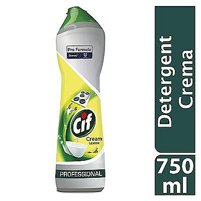Detergenti baie - Crema curatat suprafete Cif Profesional Lemon 750ml