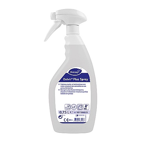 Dezinfectanti - Oxivir Plus Spray 0.75L - Detergent-dezinfectant pentru suprafețe neporoase.