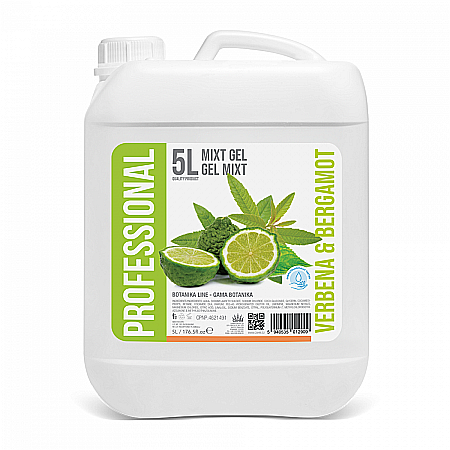 Cosmetica si accesorii Hoteliere - Botanika Refill 5L Gel mixt corp si par Verbena & Bergamot