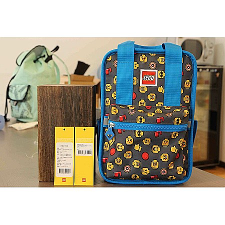 Rucsac Casual LEGO Tribini Fun Small - design Heads and Cup - albastru [1]