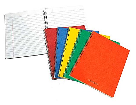 Caiet cu spirala, A4, 60 file - 80g/mp, coperti carton cretat, AURORA - dictando