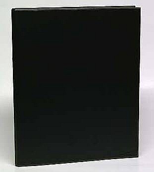 Caiete mecanice - Caiet mecanic 2 inele - D25mm, coperti carton plastifiat PVC, A4, AURORA - negru