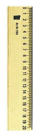 Rigle - Rigla din lemn, 20cm, ALCO