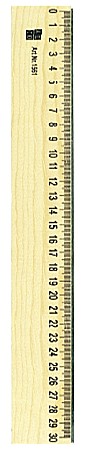 Rigle - Rigla din lemn, 30cm, ALCO