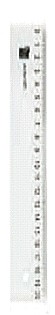 Rigle - Rigla din plastic transparent, 20cm, ALCO