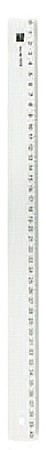 Rigle - Rigla din plastic transparent, 40cm, ALCO