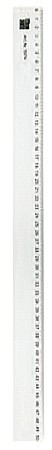 Rigle - Rigla din plastic transparent, 50cm, ALCO