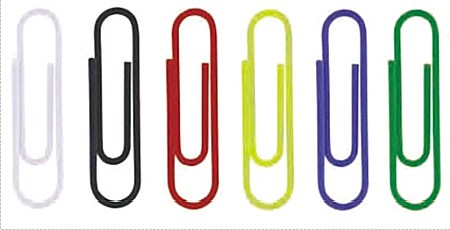 Agrafe si accesorii - Agrafe colorate 32 mm, 100/cutie, ALCO - asortate