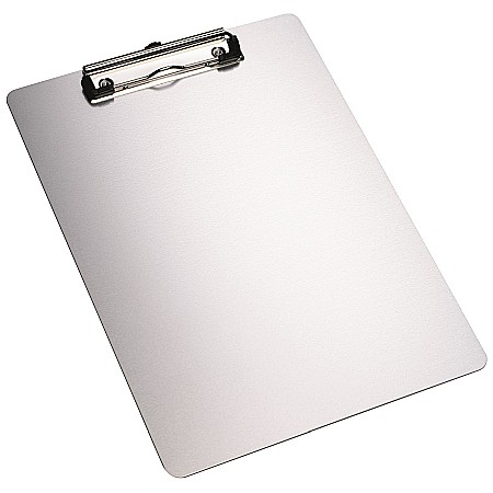 Clipboarduri pentru documente - Clipboard simplu A4, din aluminiu, ALCO - argintiu