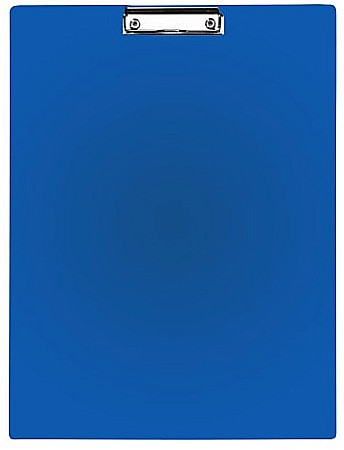 Clipboarduri pentru documente - Clipboard simplu A3 - portrait, plastifiat PVC, ALCO - albastru