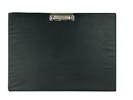 Clipboard simplu A3 - landscape, plastifiat PVC, ALCO - negru
