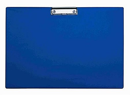 Clipboarduri pentru documente - Clipboard simplu A3 - landscape, plastifiat PVC, ALCO - albastru