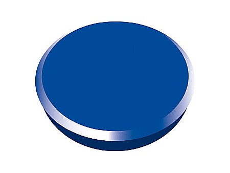 Accesorii pentru table magnetice - Magneti 24mm, 10/cutie, ALCO - albastru