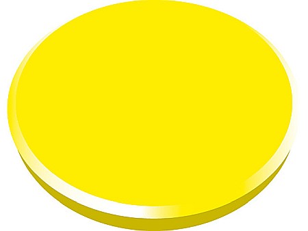Accesorii pentru table magnetice - Magneti 32mm, 10/cutie, ALCO - galben
