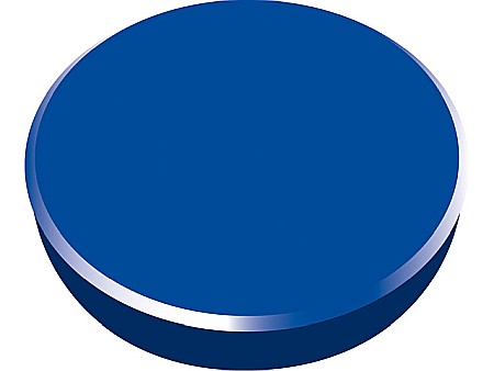 Accesorii pentru table magnetice - Magneti 38mm, strong, 10/cutie, ALCO - albastru