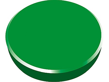 Accesorii pentru table magnetice - Magneti 38mm, strong, 10/cutie, ALCO - verde
