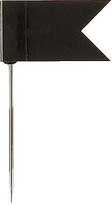 Agrafe si accesorii - Stegulete colorate, 20/cutie, ALCO - negru